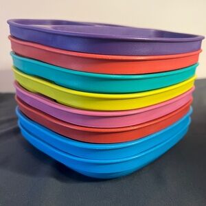 REPLAY‎ Divided Deep Baby Toddler Plates Recycled Eco Friendly BPA Free 8 Plates